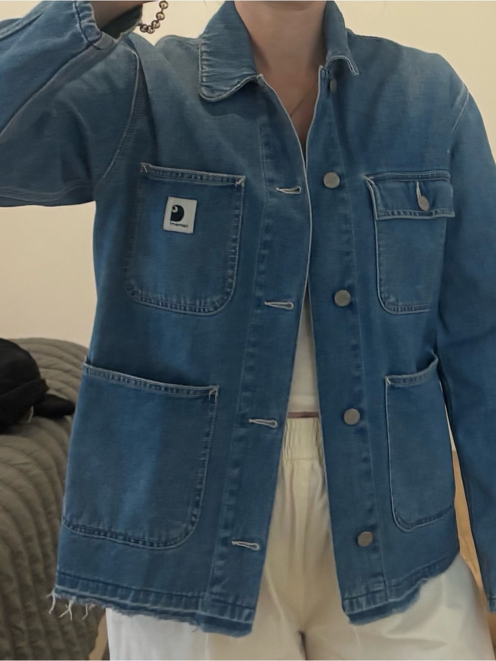 Carhartt WIP Medium Blue Denim Chore Jacket